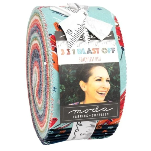 Moda Stacy Iest Hsu | Blast Off Jelly Roll Strips 20950JR
