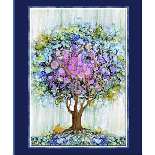 P & B Textiles | Tree of Life |  36" Feature Panel PB6376PA
