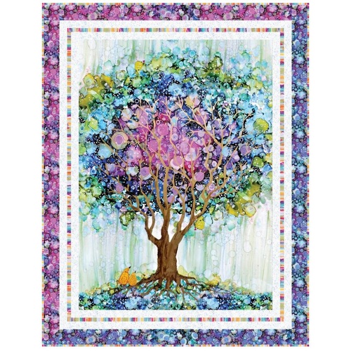 P & B Textiles | Tree of Life |  Panel Quilt Kit - Beginner