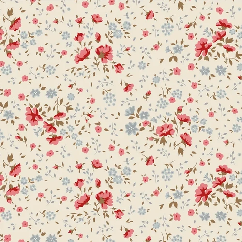 Tilda 108" Wideback Ellie Floral Ellie Red Slate | 150014