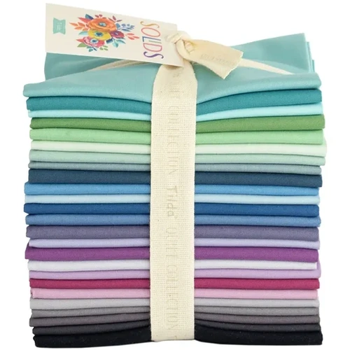 Tilda | Solids | Fat Quarter Bundle 25 Cool Colours 300180