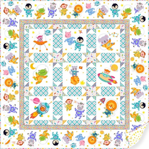 In The Beginning | Space Buddies | Quilt Kit | In The Beginning Fabrics