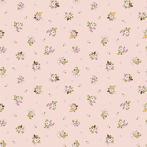 Maywood Studios | Veranda | Scattered Flowers Pale Pink MAS11054-P