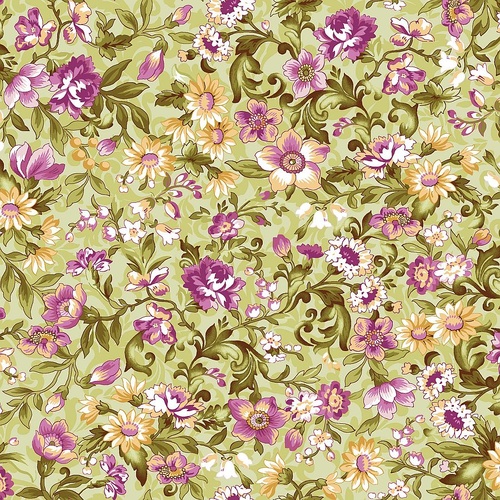 Maywood Studios | Veranda | Scroll And Vine Green MAS11053-G