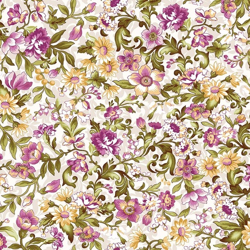 Maywood Studios | Veranda | Scroll And Vine Cream MAS11053-E
