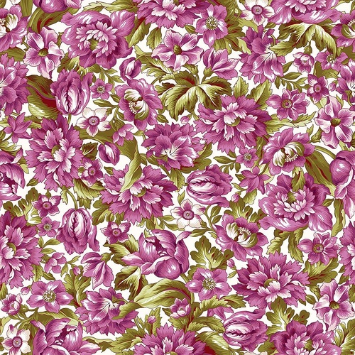 Maywood Studios | Veranda | Packed Floral Cream MAS11051-E