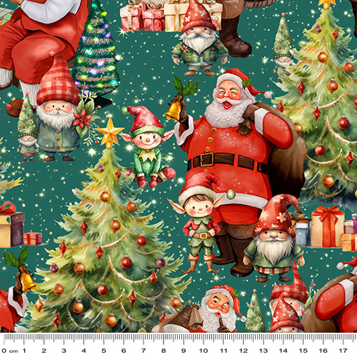Milvale Design Studio | Santa's Village | Merryfolk Christmas Trees Green 5098/11