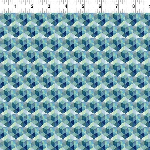 In The Beginning | Woodland Animals | Fractals Geo Blue 11QFA-2