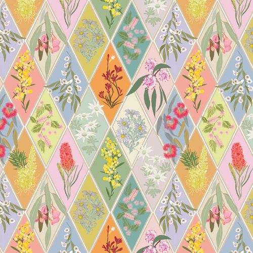 Devonstone | Aussie Backyard | Native Floral Diamonds DV7873