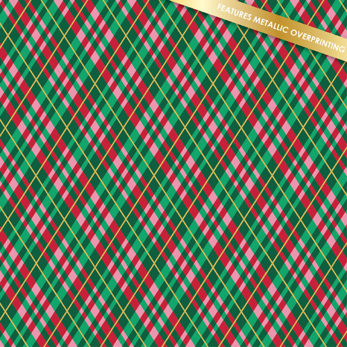 Devonstone | Holly Jolly Plaid Metallic | Christmas Multi DVC1235