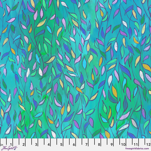 Helen Godden | Birds of a Feather | Leaves Jade PWHG025.JADE