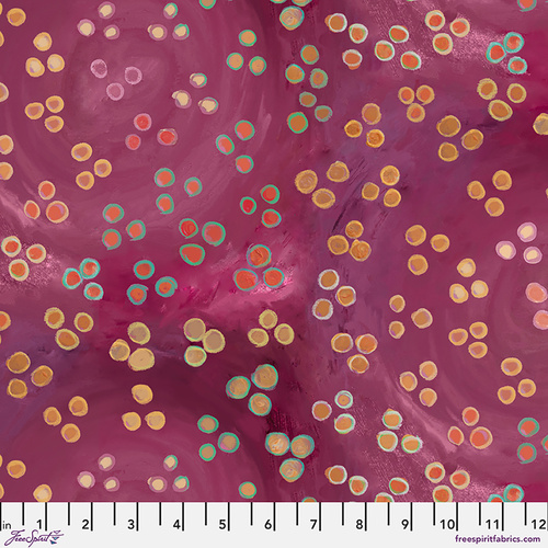 Helen Godden | Birds of a Feather | Dots Raspberry PWHG024.RASPBERRY