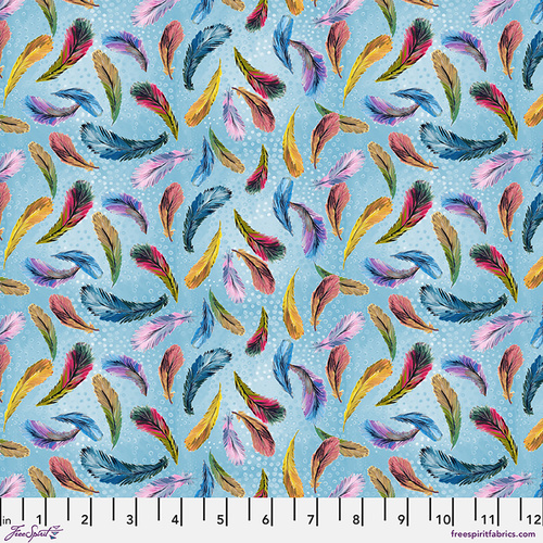 Helen Godden | Birds of a Feather | Feathers Blue PWHG020.BLUE