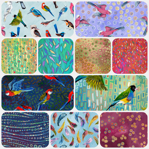 Helen Godden | Birds of a Feather | Fat Quarter Bundle 11 Designs