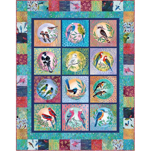 Helen Godden | Birds of a Feather | Bird Blocks Quilt Kit
