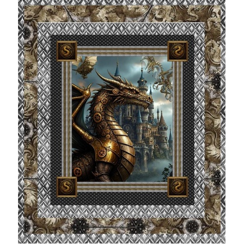 ITB | Jason Yenter | Steampunk Dragon Dynasty | Panel Quilt Kit