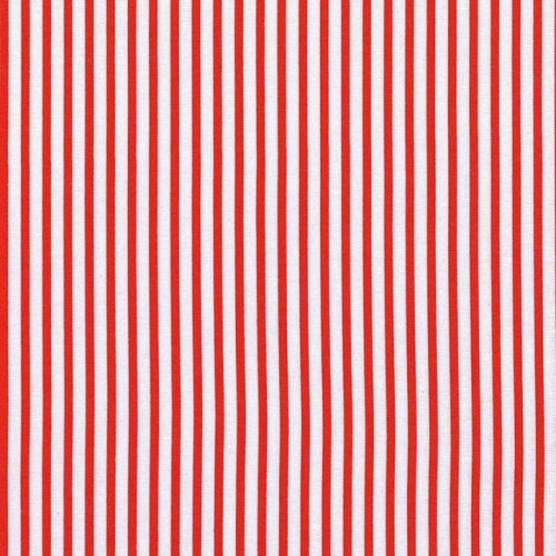 Medium Stripes Red White