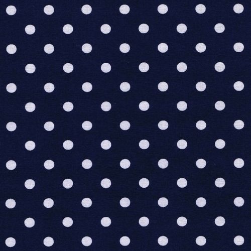 Medium Spots Navy White