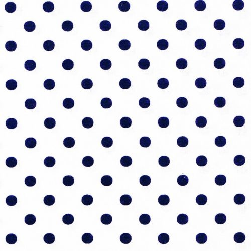 Medium Spots White Navy
