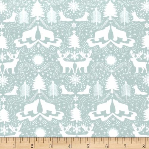 Metallic Winter Wonderland Aqua