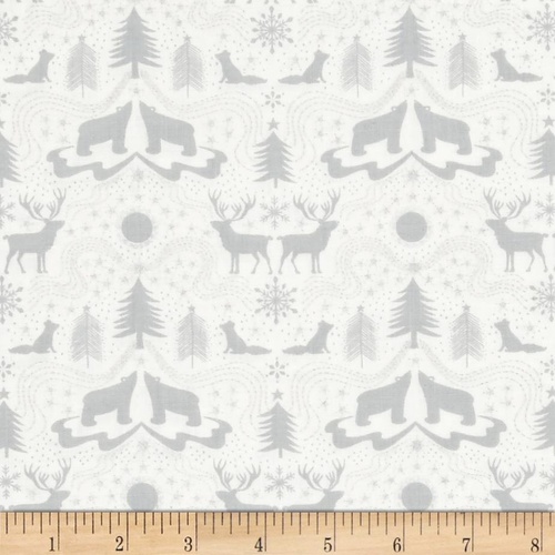 Metallic Winter Wonderland White