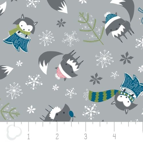 Winter Wonderland Fox Grey