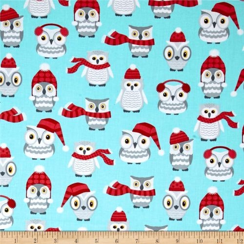 Polar Pals Owls Aqua