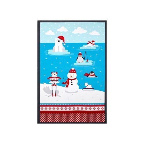 Christmas Polar Pal Aqua 24" Panel
