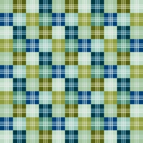 Dino-riffic Plaid Blue