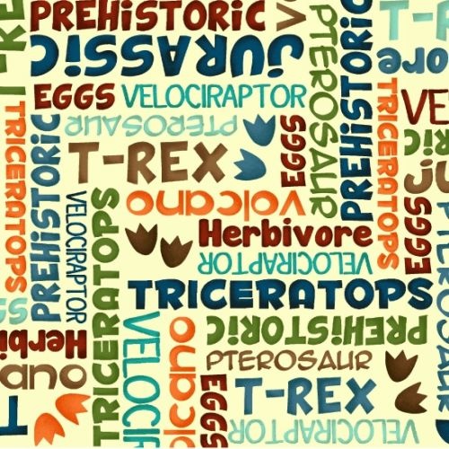 Dino-riffic Words Cream