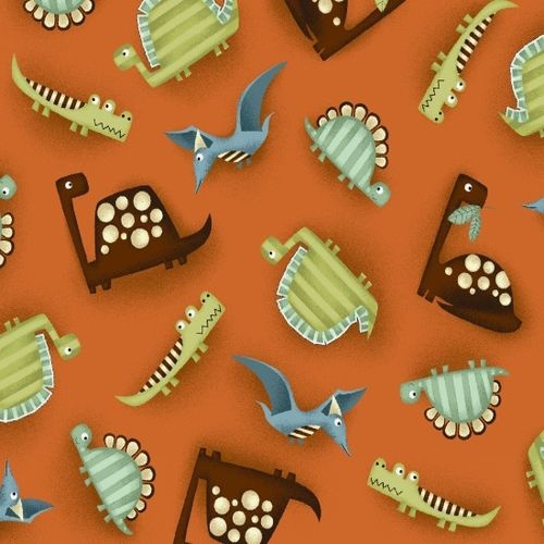 Dino-riffic Dinosaurs Orange