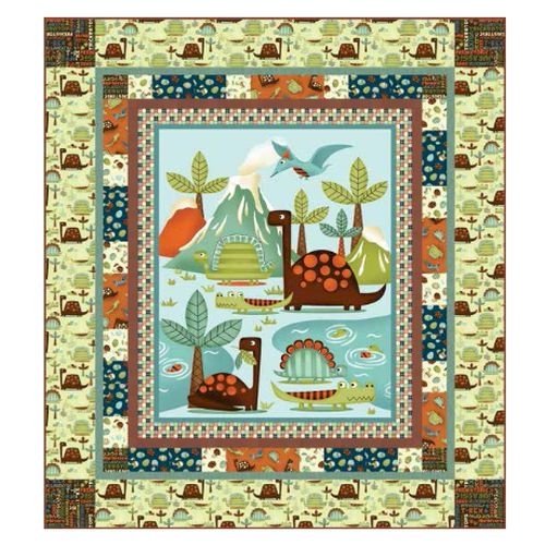 Dino-riffic Cot Quilt Kit