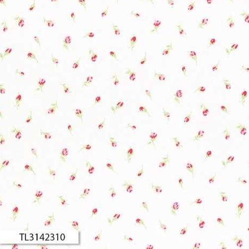 Antique Floral Mini Rose White
