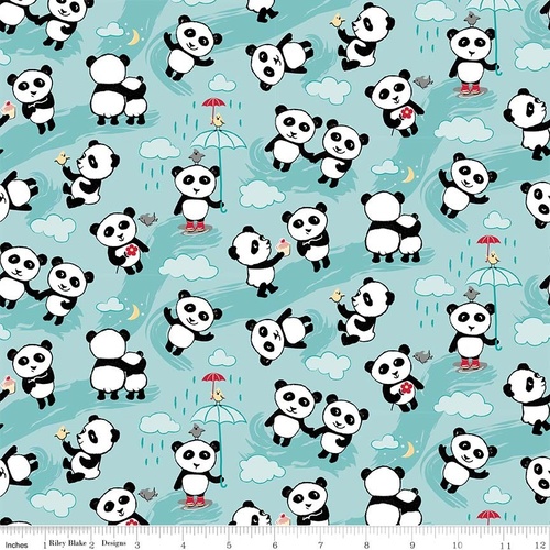 Panda Love Toss Aqua