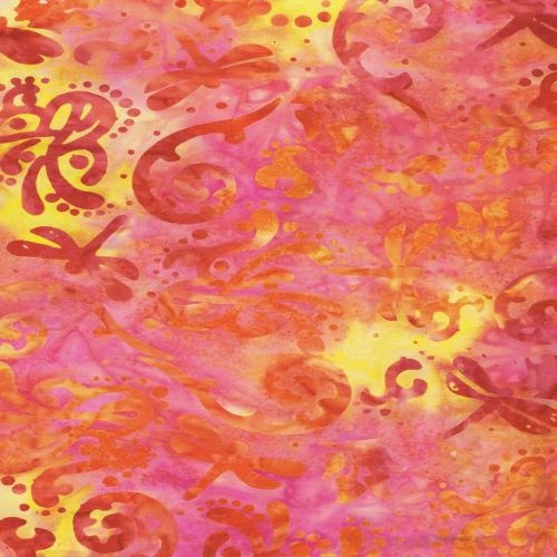 Dragonfly Batik Orange