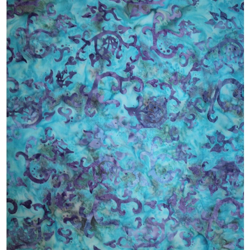 Scroll Batik Blue