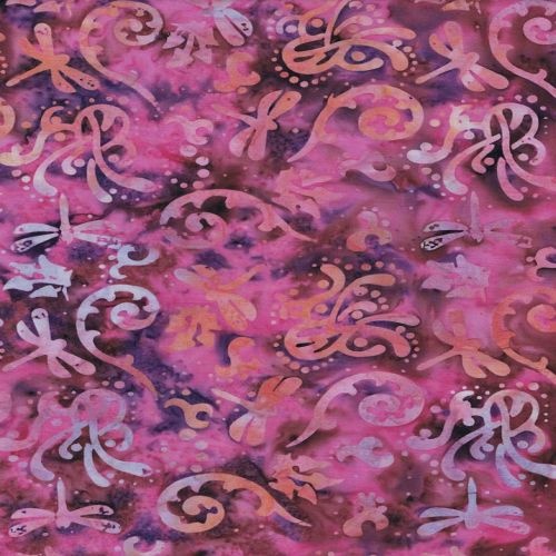 Dragonfly Batik Pink