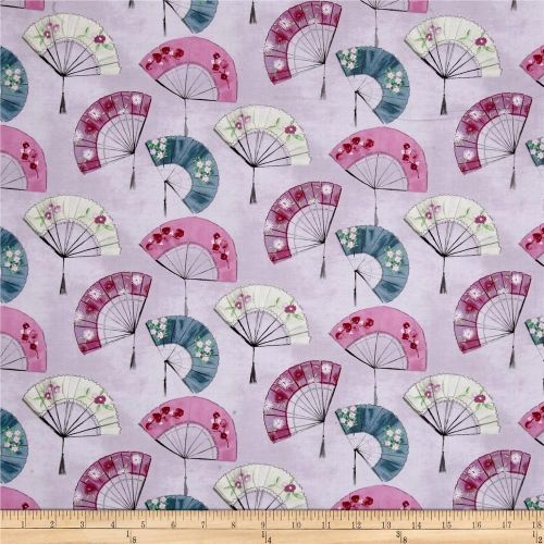 Oriental Fans Lavender