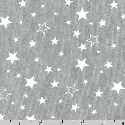 Stars Flannel Grey