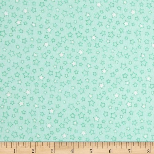 Stars Flannel Mint