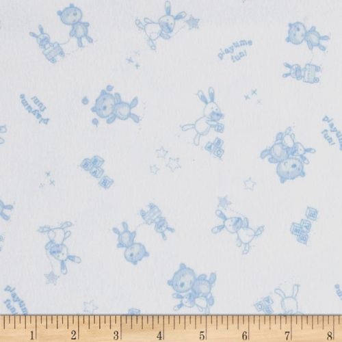 Playtime Flannel Blue