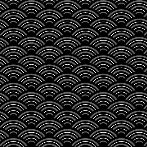 Scallops Charcoal Black