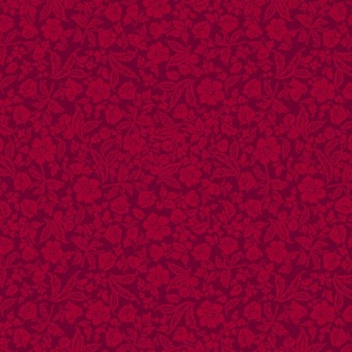 Floral Ruby Red