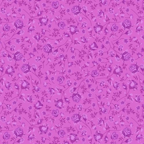 Rose Floral Chiffon Pink