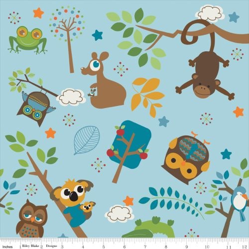 Hooty Jungle Blue