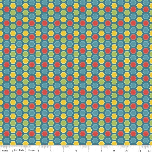 Multi Hexi Blue