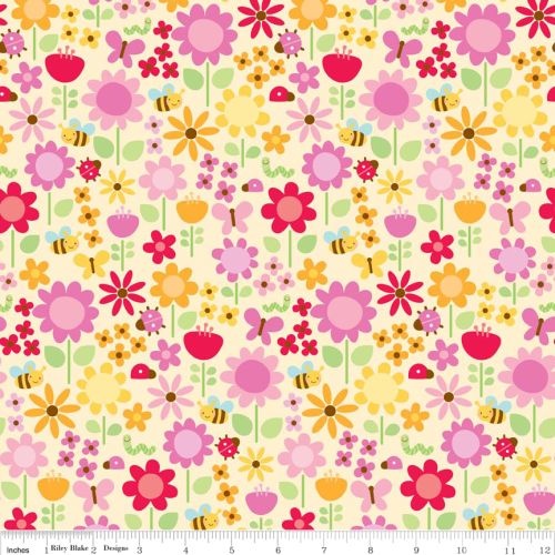 Multi Daisy Floral Flannel