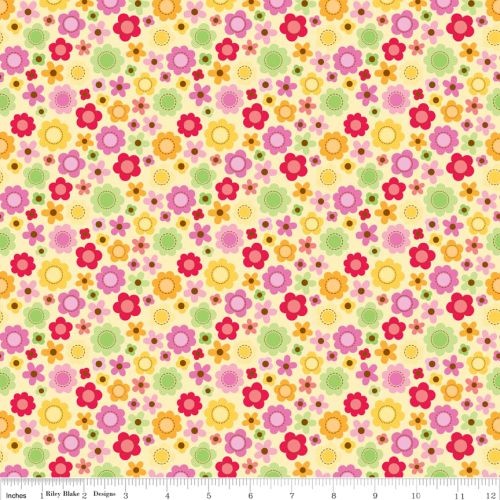 Multi Mini Daisy Flannel