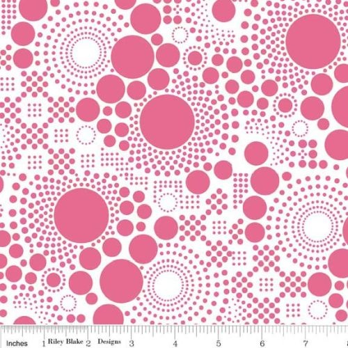 Pop Spots Flannel Pink