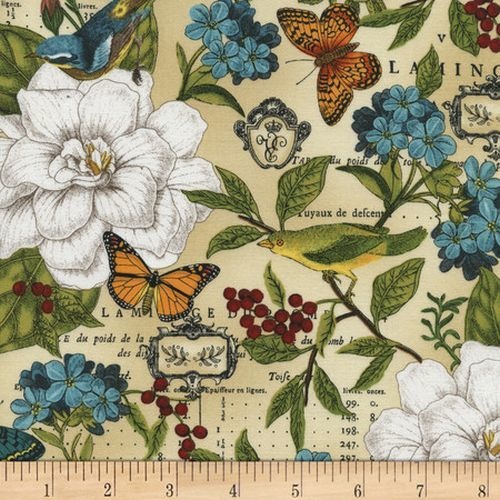 Butterfly Floral Cream